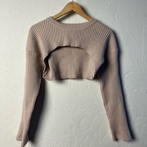 Mauve Bohme Shrug Top